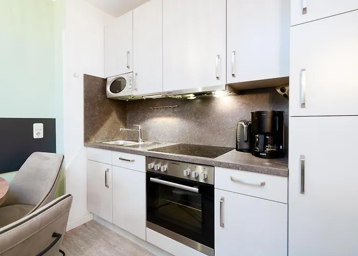 公寓 Solaris 5 Mit Balkon, Gemeinschaftssauna Und Grillplatz 格洛米茨